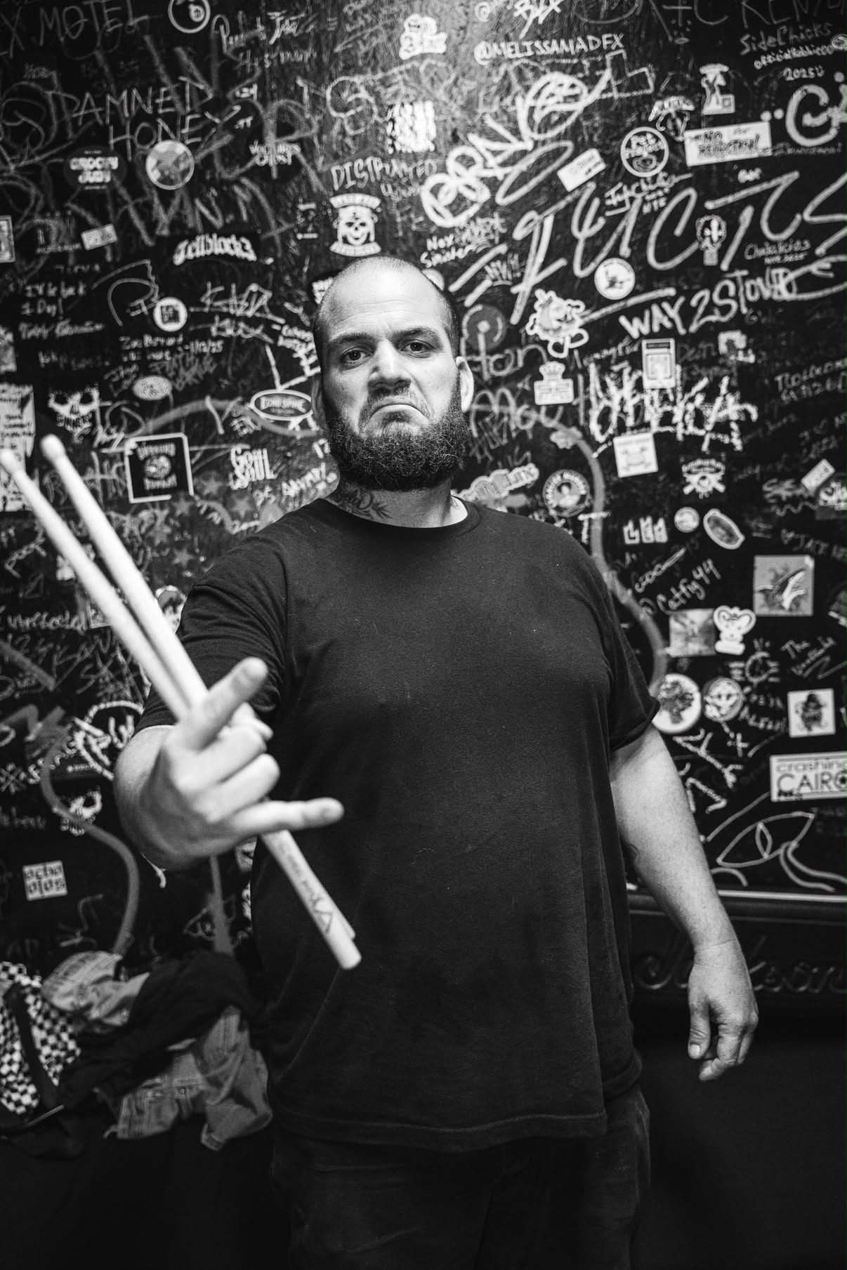 Vile Intention drummer portrait