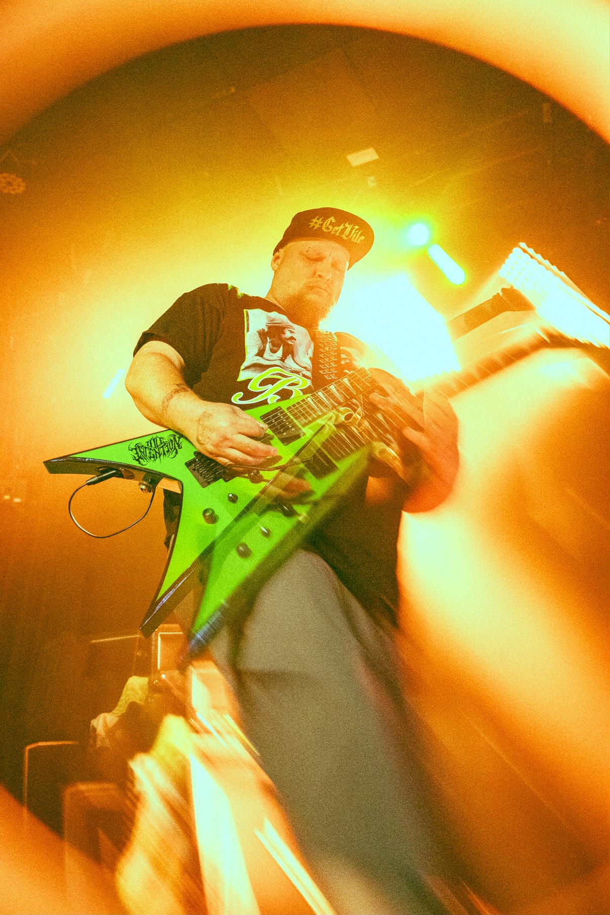 Vile Intention guitarist live