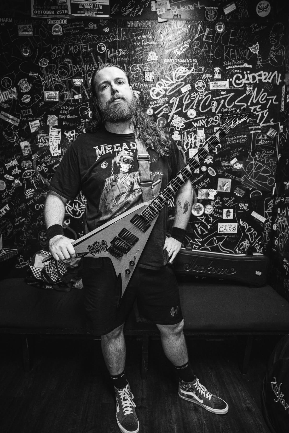 Vile Intention guitarist portrait